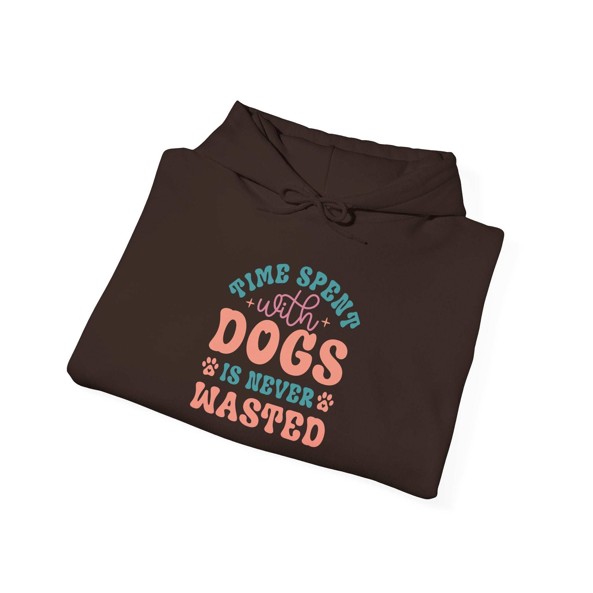 Time Spent with Dogs Hoodie - Perfect for Dog Lovers
