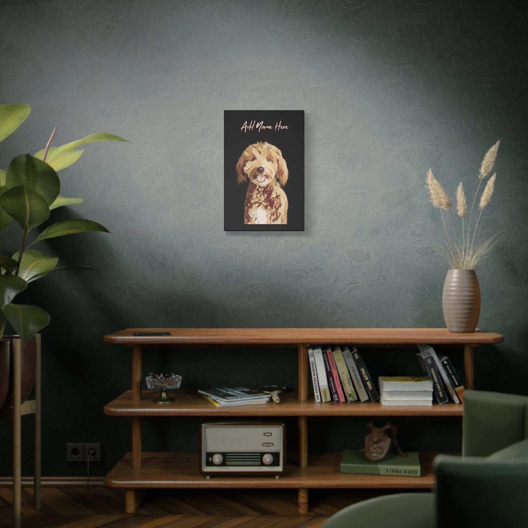 Custom Cartoonify Portrait Canvas - Personalized Art for Pet Lovers