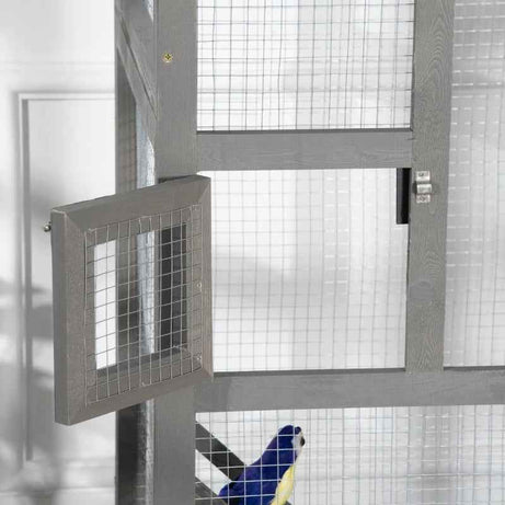 Wooden Bird Cage - Outdoor Aviary House