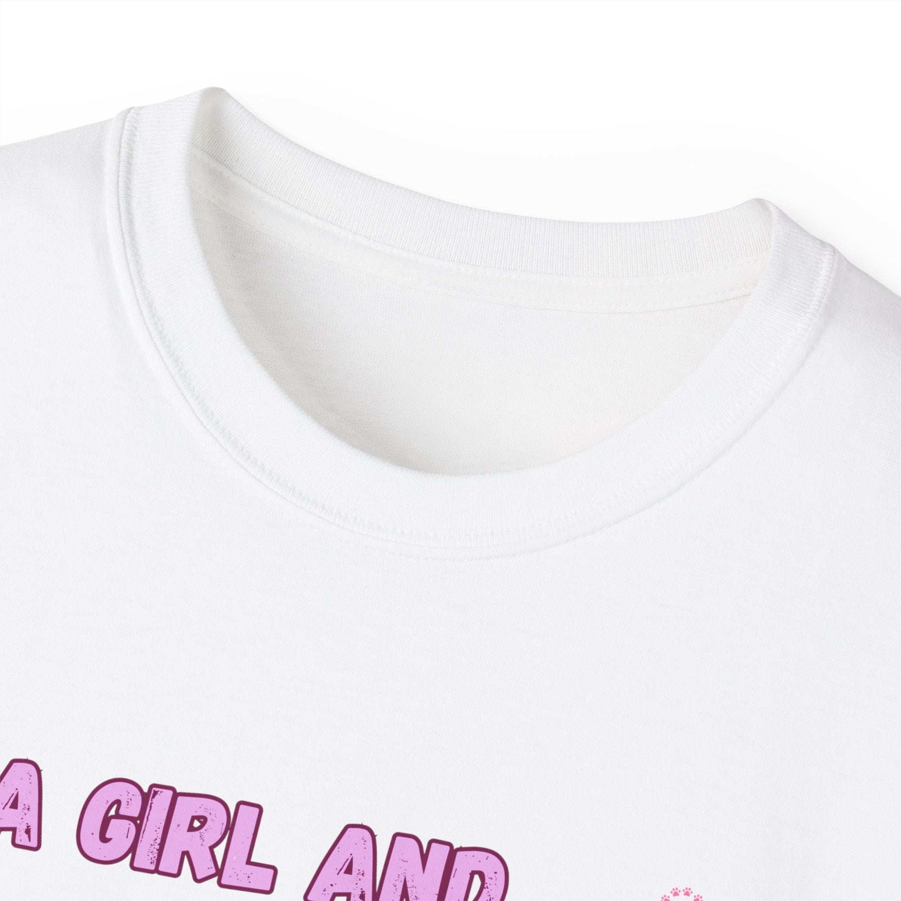 Girl and Her Dog Unisex Tee | Cute Pet Lover Shirt | Personalized Gift