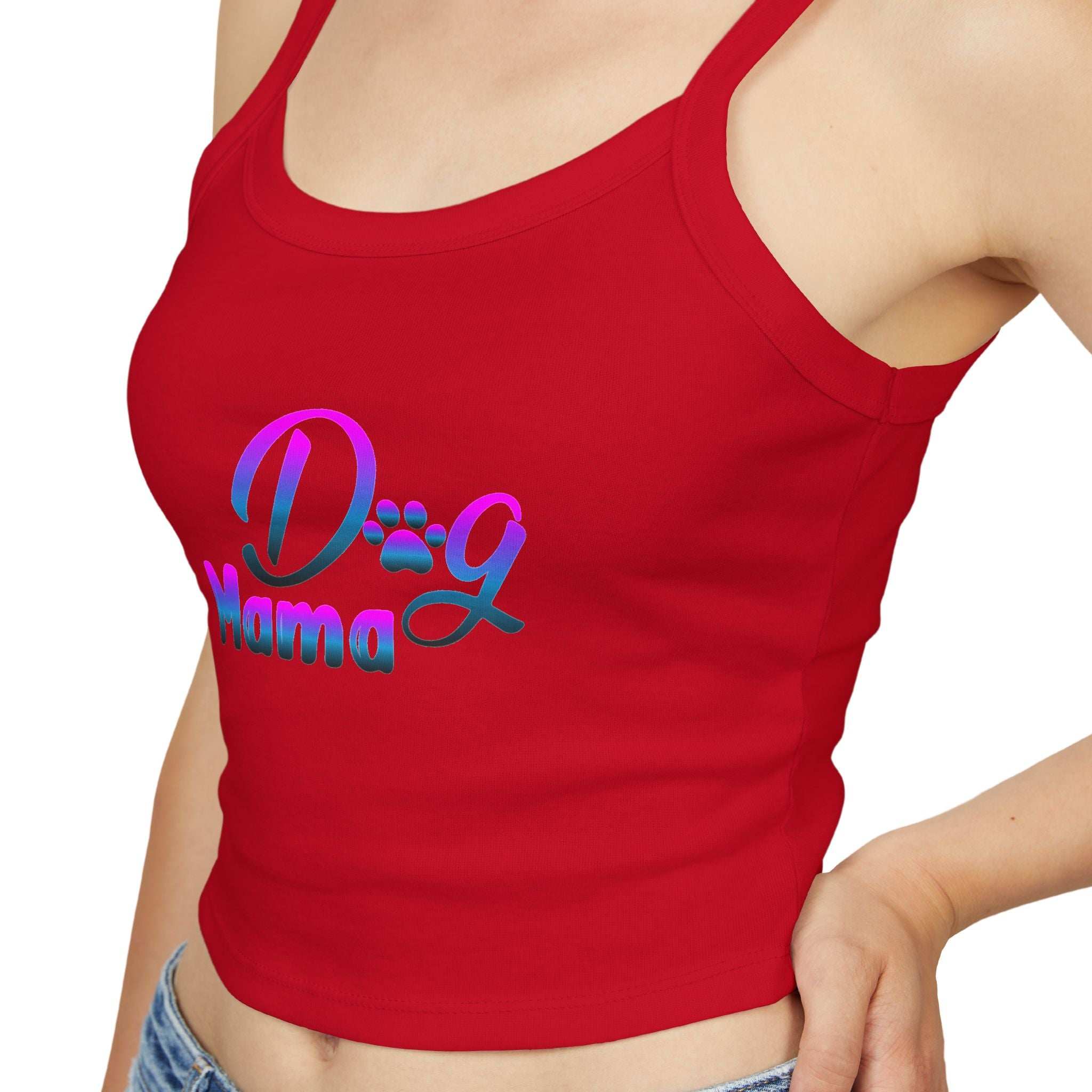 Dog Mama - Spaghetti Strap Tank Top