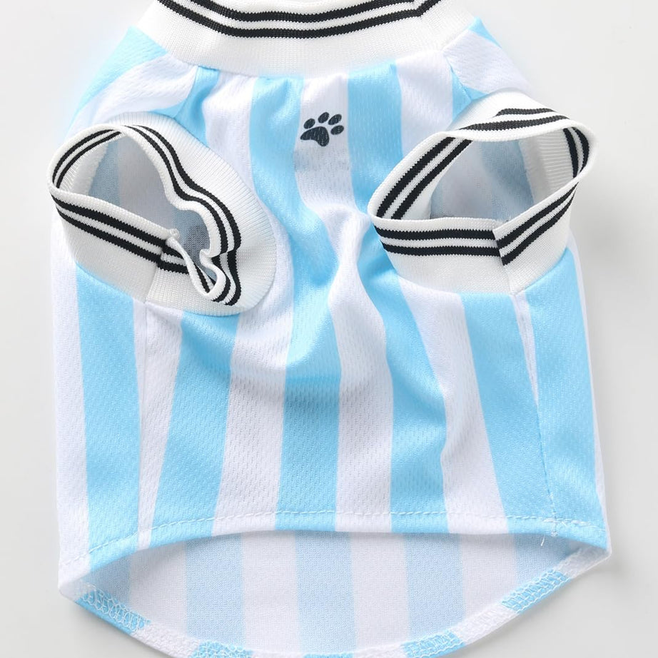 Soccer Pet Dog Jersey - Summer Cooling Mesh Fabric