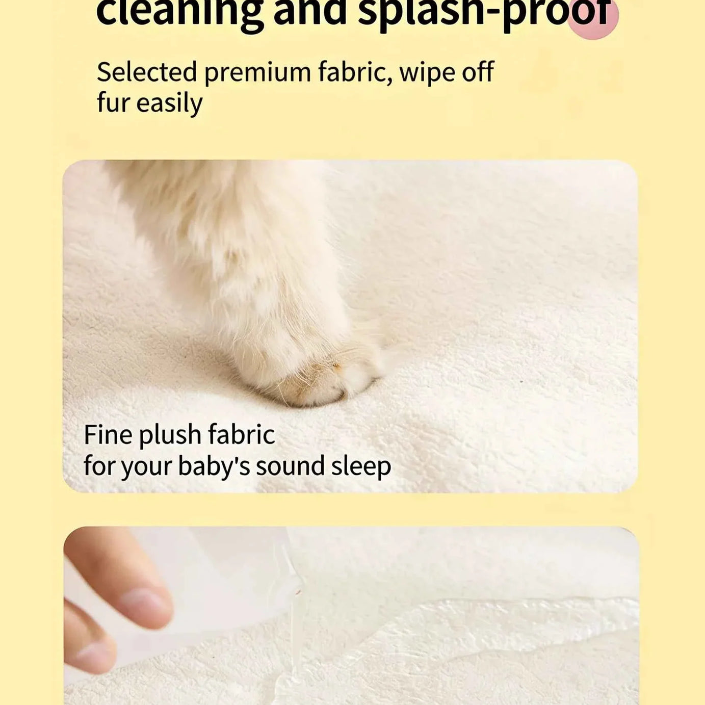 Pet Mat with Bow - Cartoon Plaid Design Bed