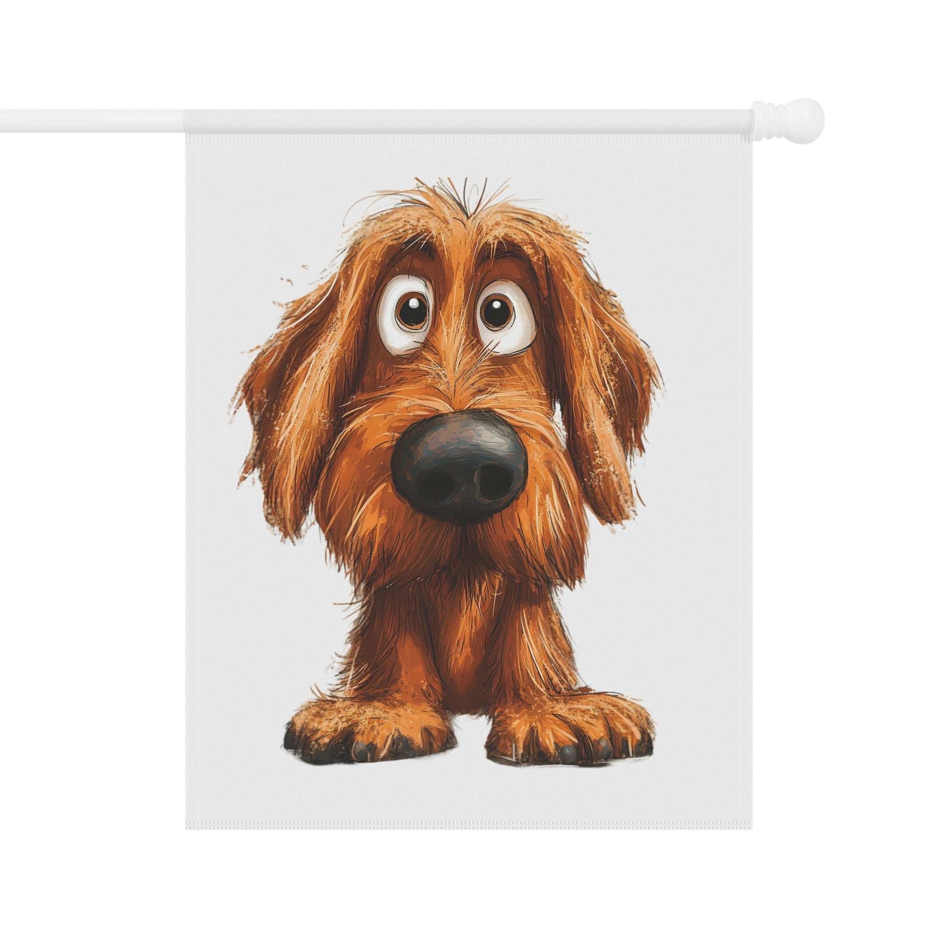 Playful Dog Garden Banner | Cute Pet Decor for Home & Garden