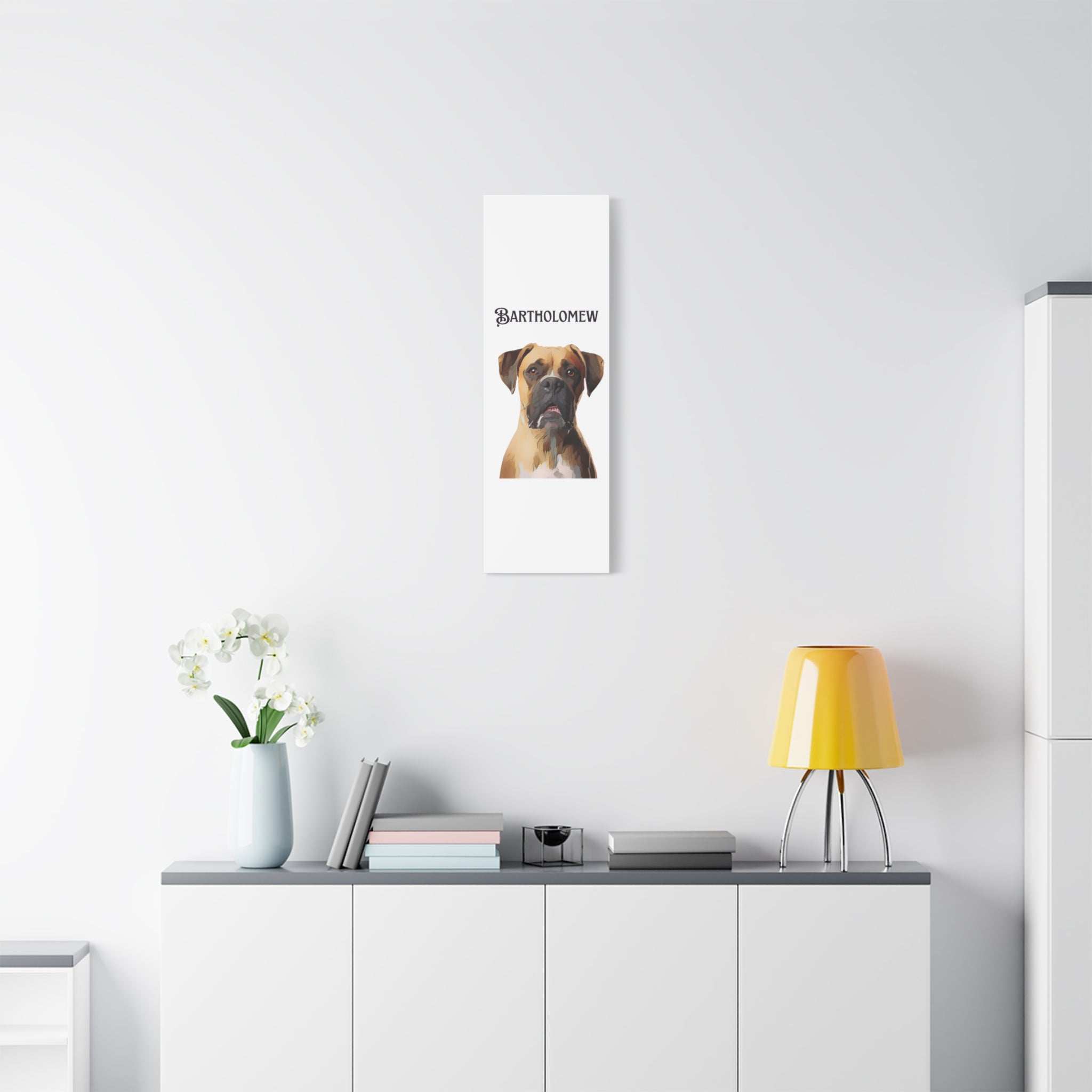 PAW-sonalized White Canvas Print | Upload Photo~Choose size