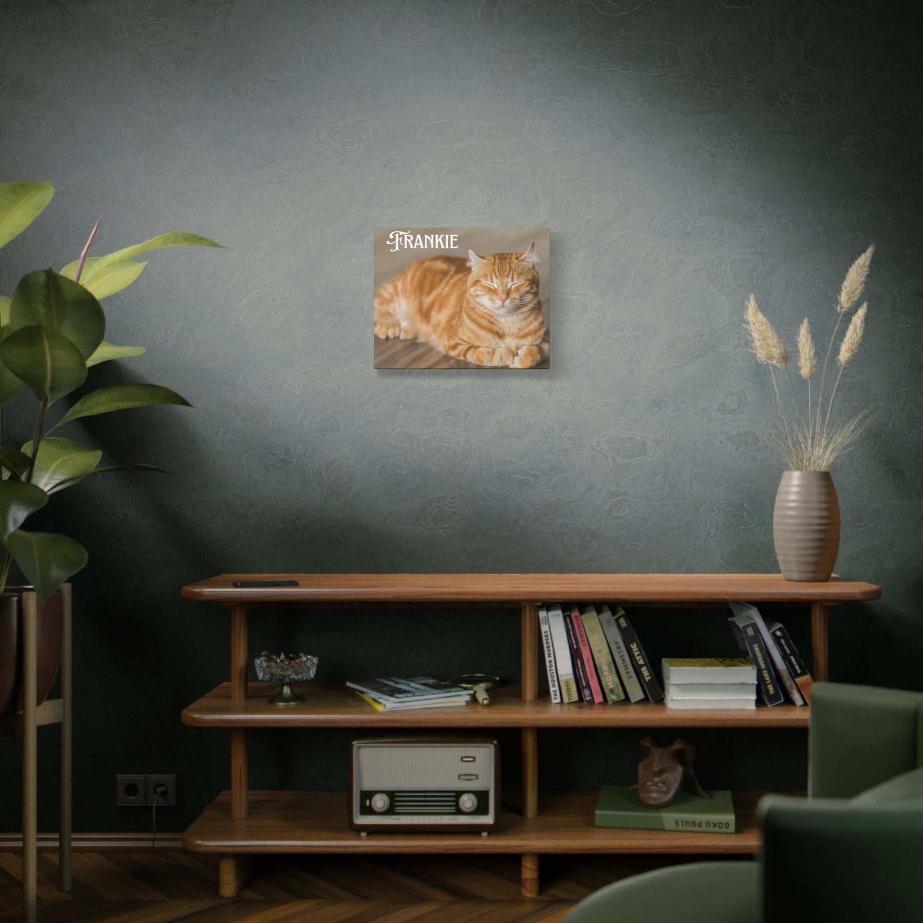Personalized Landscape Photo Canvas Wall Art - Stretch Framed Print for Pet Lovers