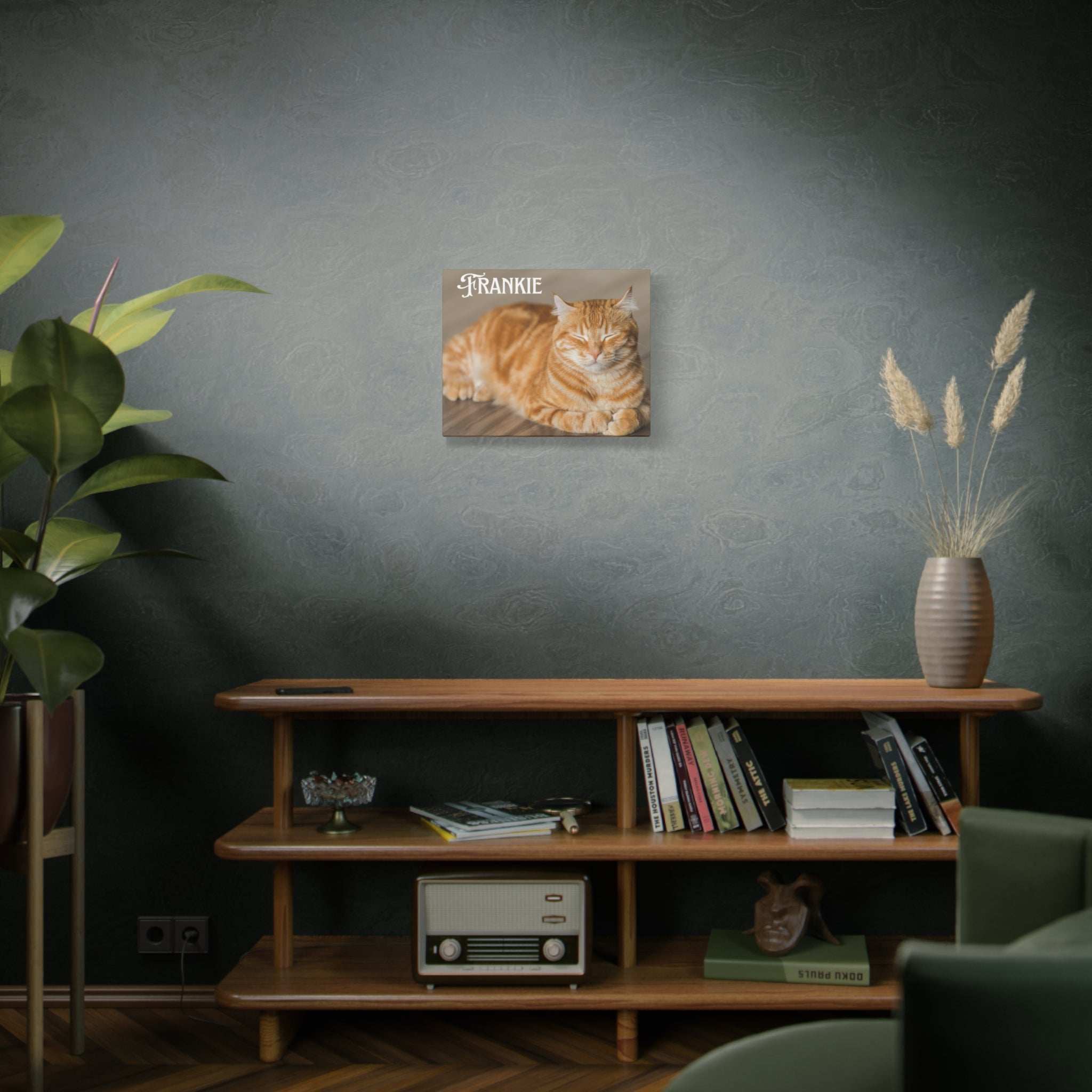 Personalized Landscape Photo Canvas Wall Art - Stretch Framed Print for Pet Lovers