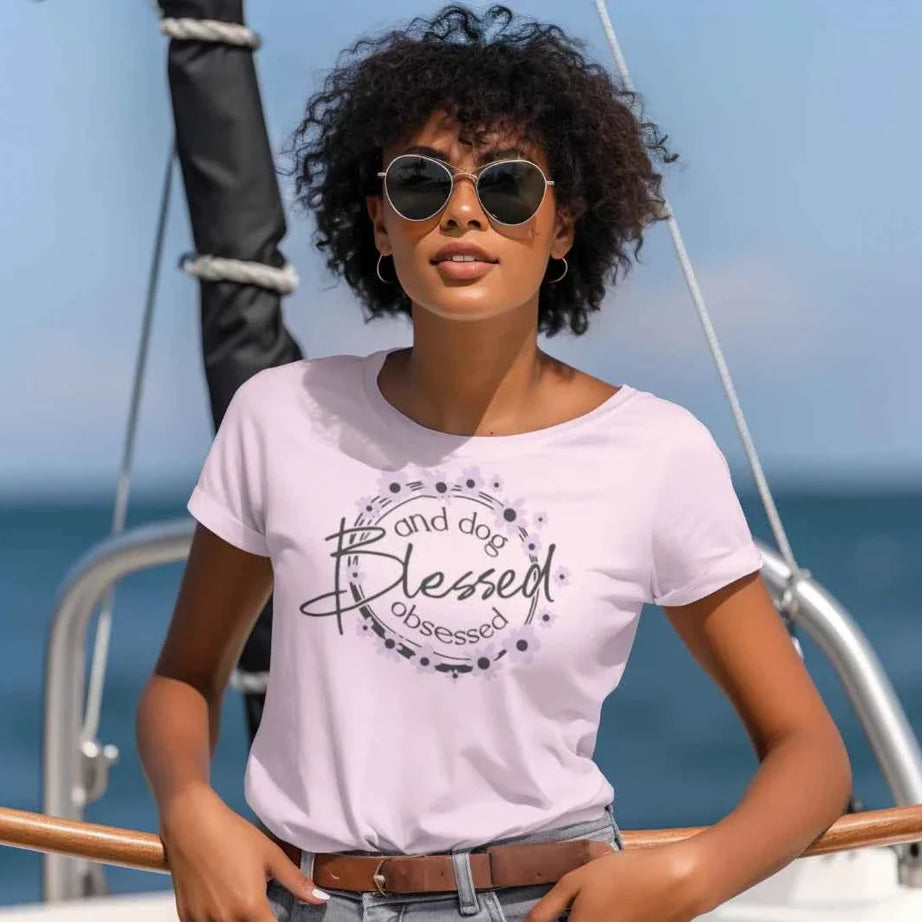 Comfort Colors T-Shirt - Blessed Dog Obsessed