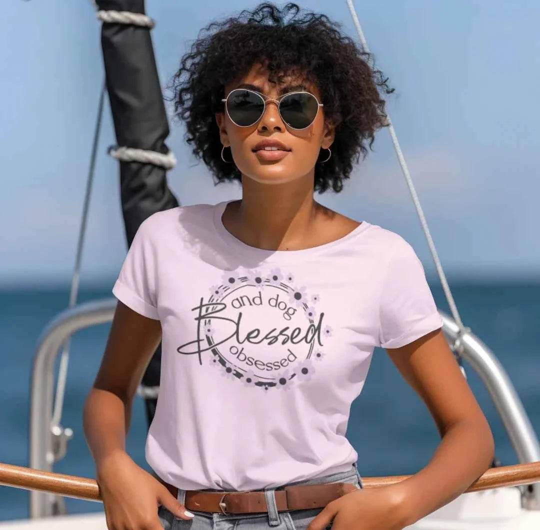 Comfort Colors T-Shirt - Blessed Dog Obsessed