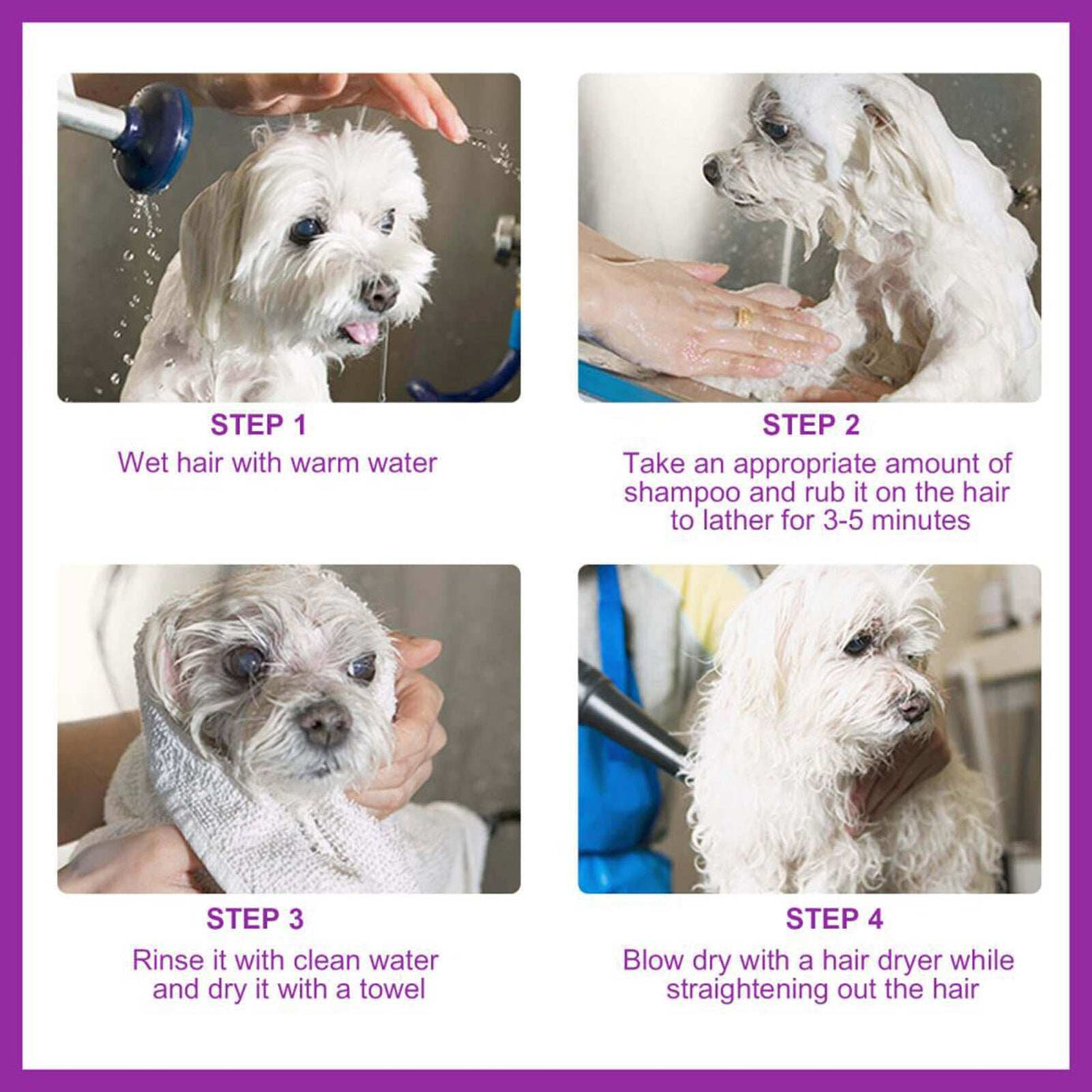 Pet Shampoo & Conditioner with Pure Lavender Essential Oils