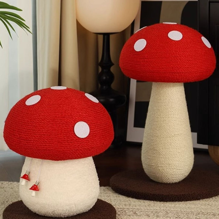 Mushroom-Shaped Cat Scratching Post