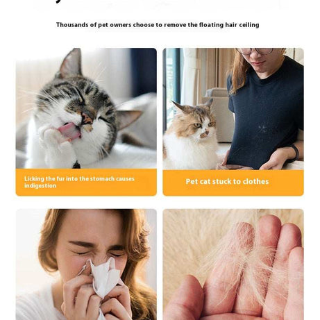 Cat Hair Removal Glove Brush - Remove Loose Hair