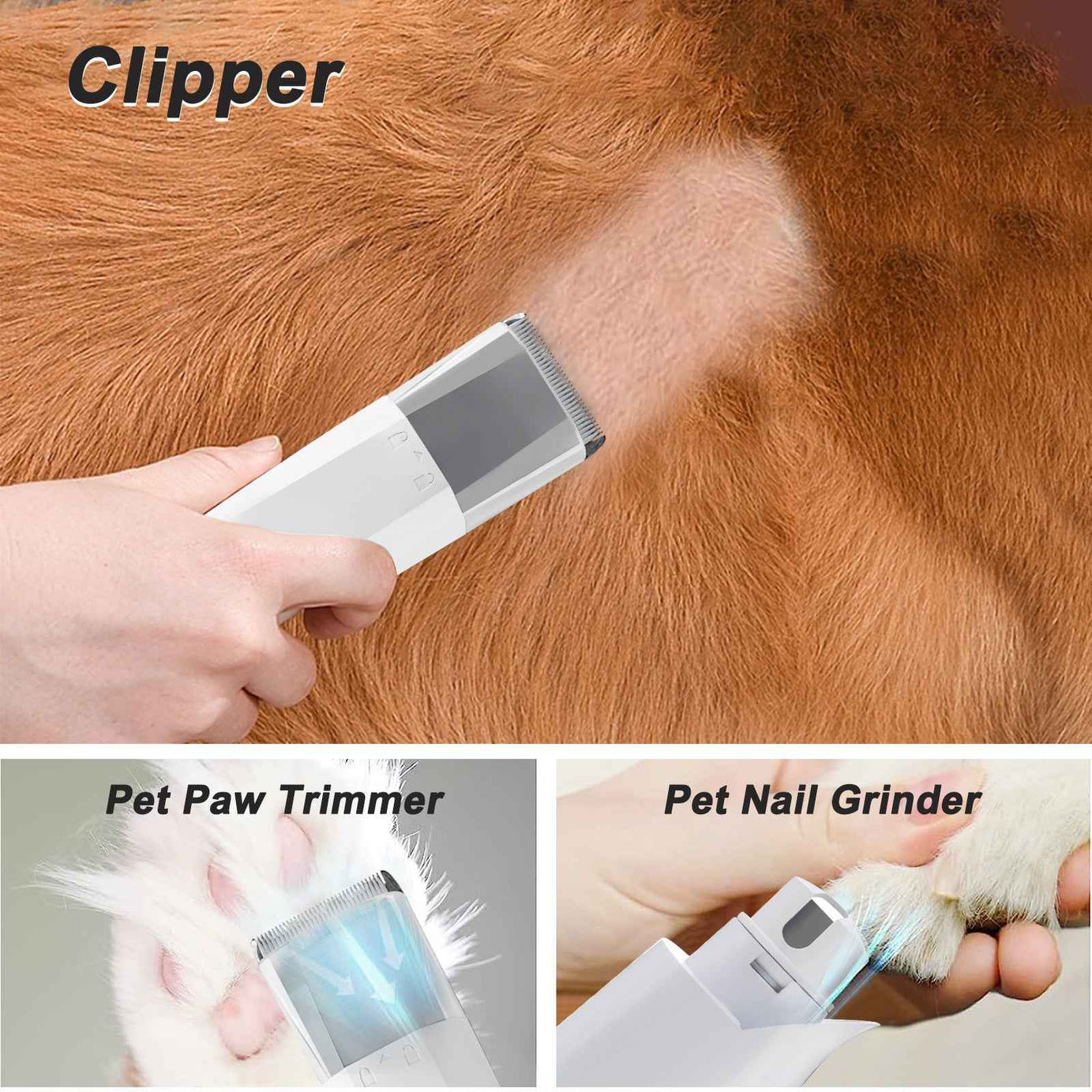 Complete Pet Grooming Kit for Heavy Shedding Dogs - Vacuum