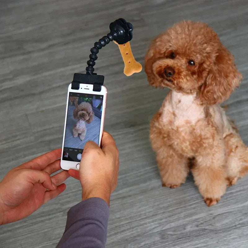 Pet Selfie Stick - Mobile Phone Camera Holder for Dogs & Cats