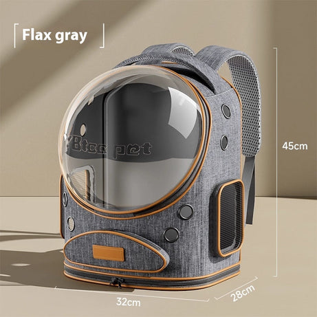 Cat Carrier Backpack Transparent Window - Large Capacity