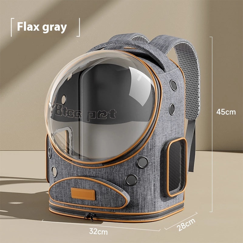 Cat Carrier Backpack Transparent Window - Large Capacity