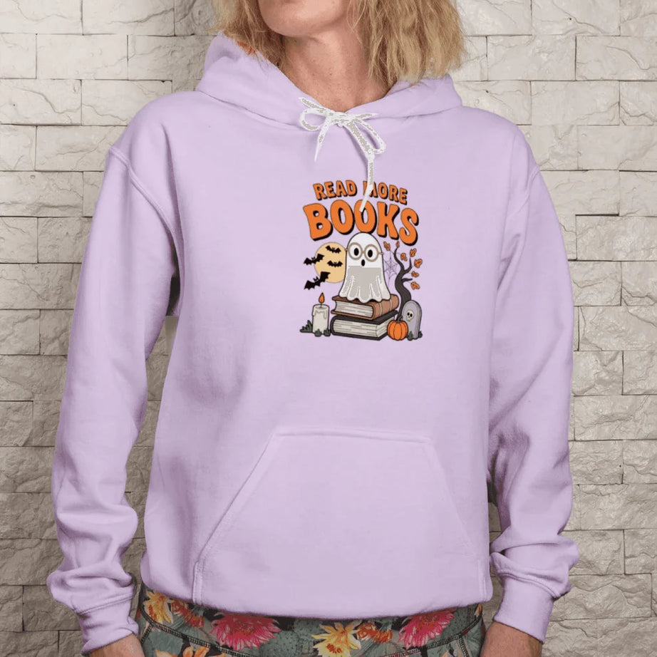 Halloween Cute Ghost Read More Books Hoodie Sweatshirt