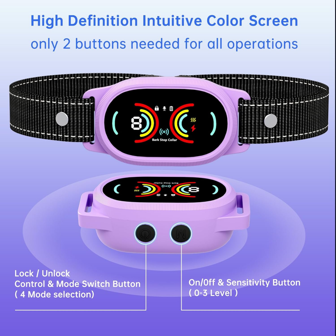 Anti-Bark Dog Collar - AI Automatic Intelligent