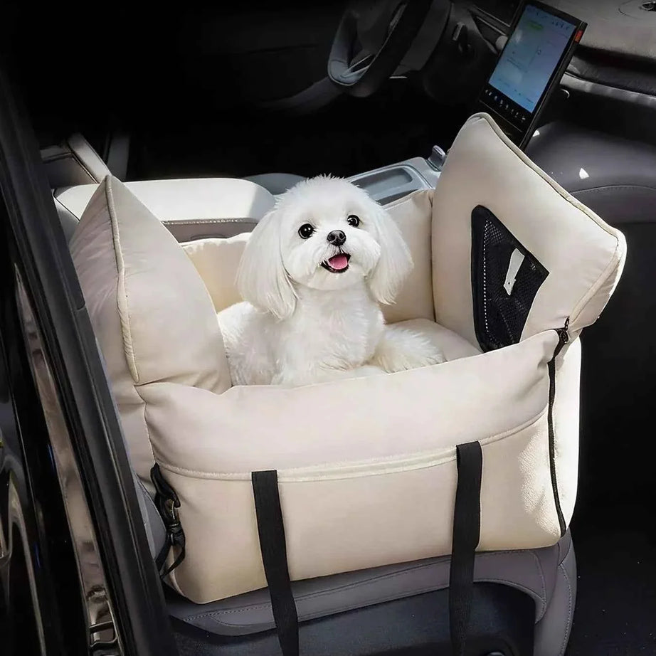 Pet Car Seat Bed - Comfortable & Secure