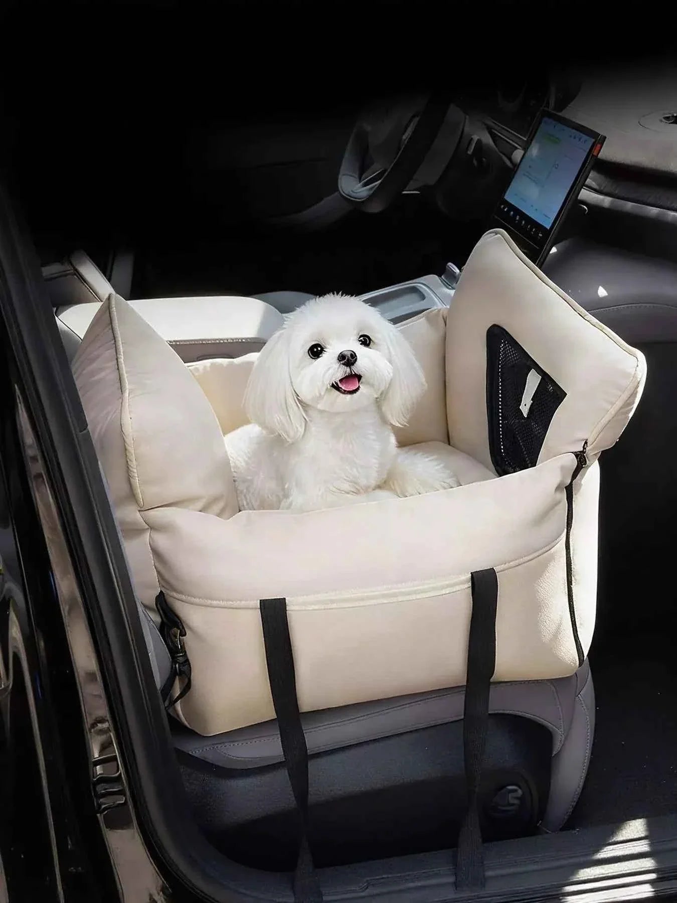 Pet Car Seat Bed - Comfortable & Secure