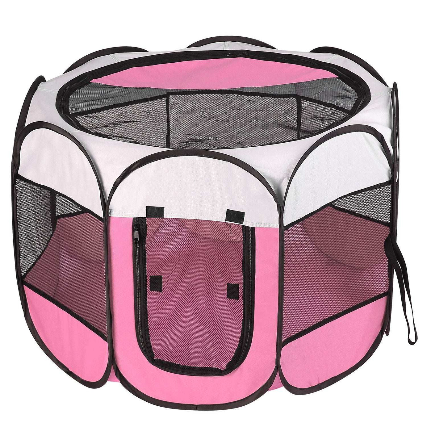 Portable Foldable Pet Tent - 8-Panel Exercise Pen