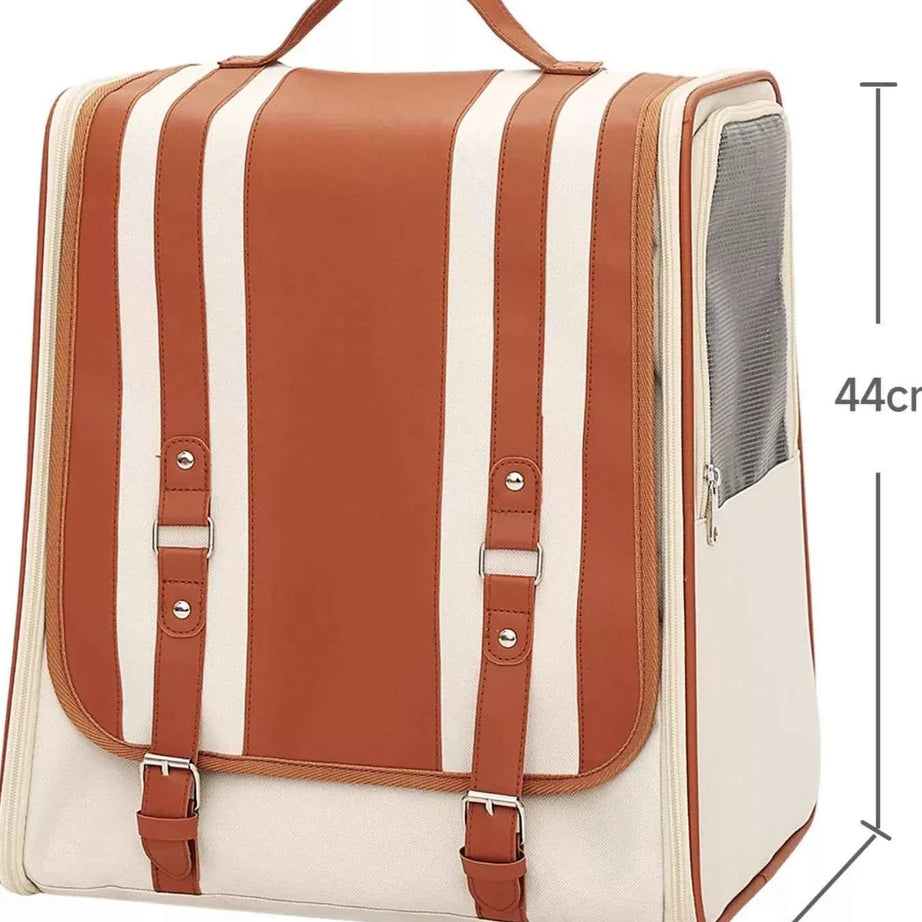 Pet Carrier Backpack Breathable - Mesh Ventilation Travel