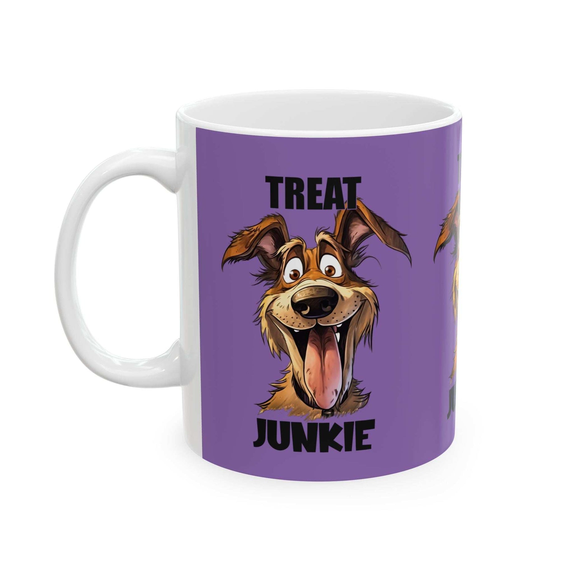 Funny Dog Lover Mug - 'Treat Junkie' - Perfect Gift for Pet Owners