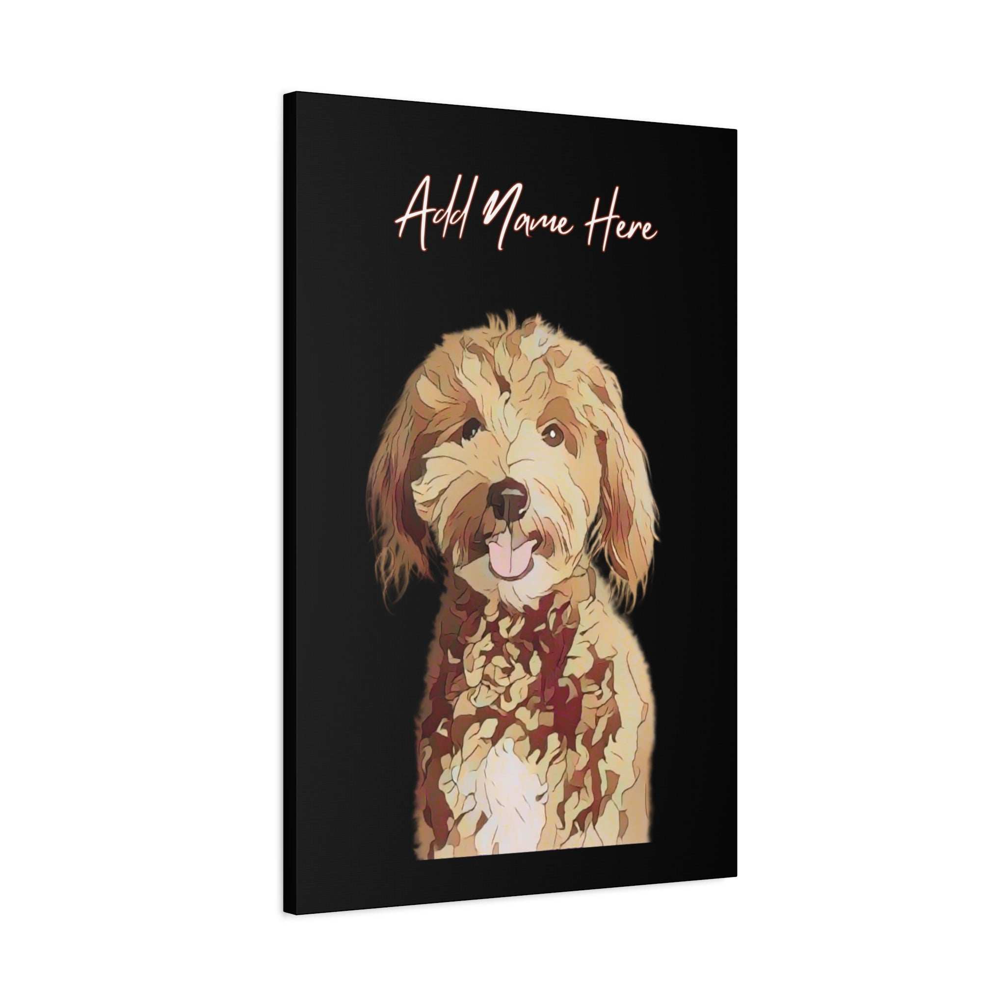 Custom Cartoonify Portrait Canvas - Personalized Art for Pet Lovers