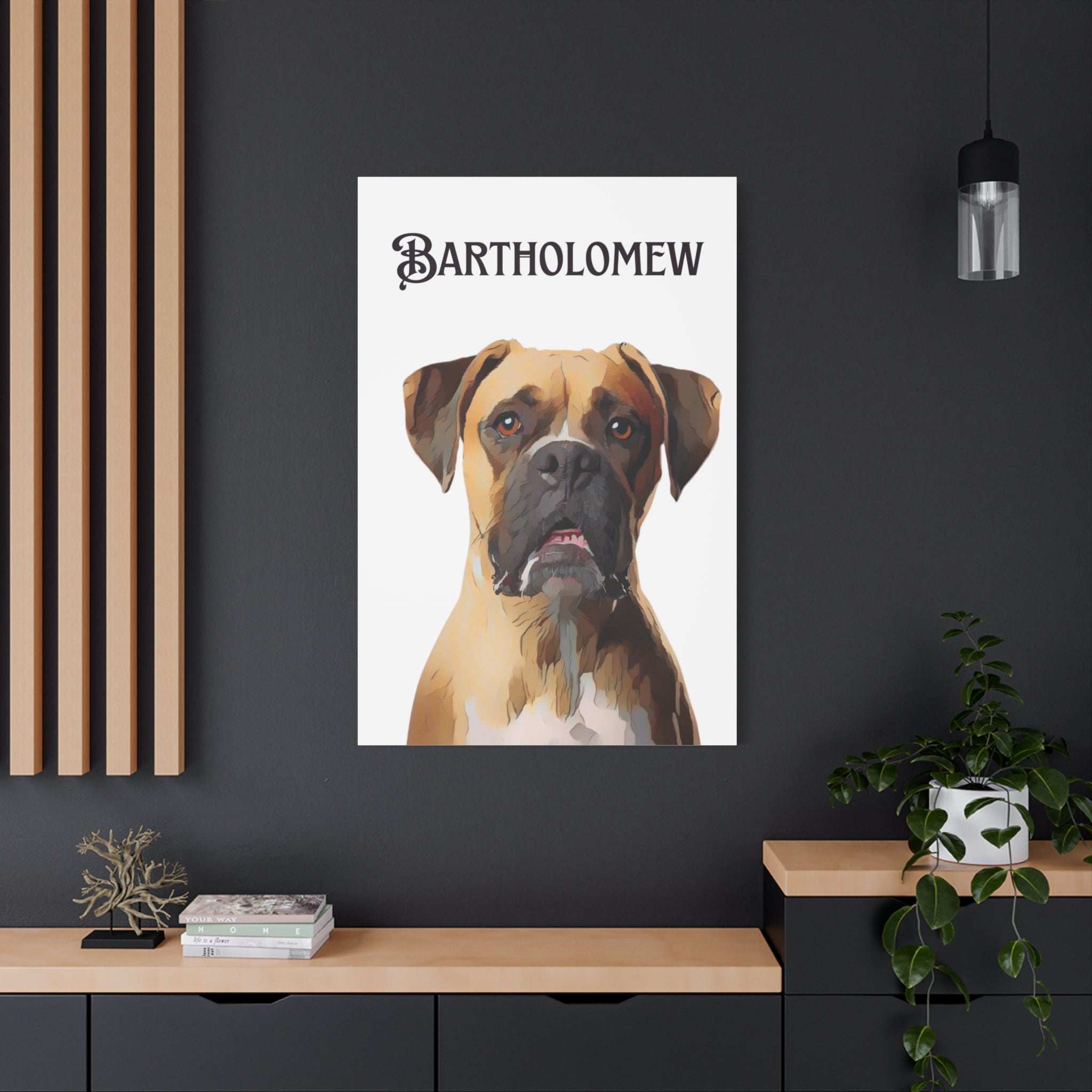 PAW-sonalized White Canvas Print | Upload Photo~Choose size