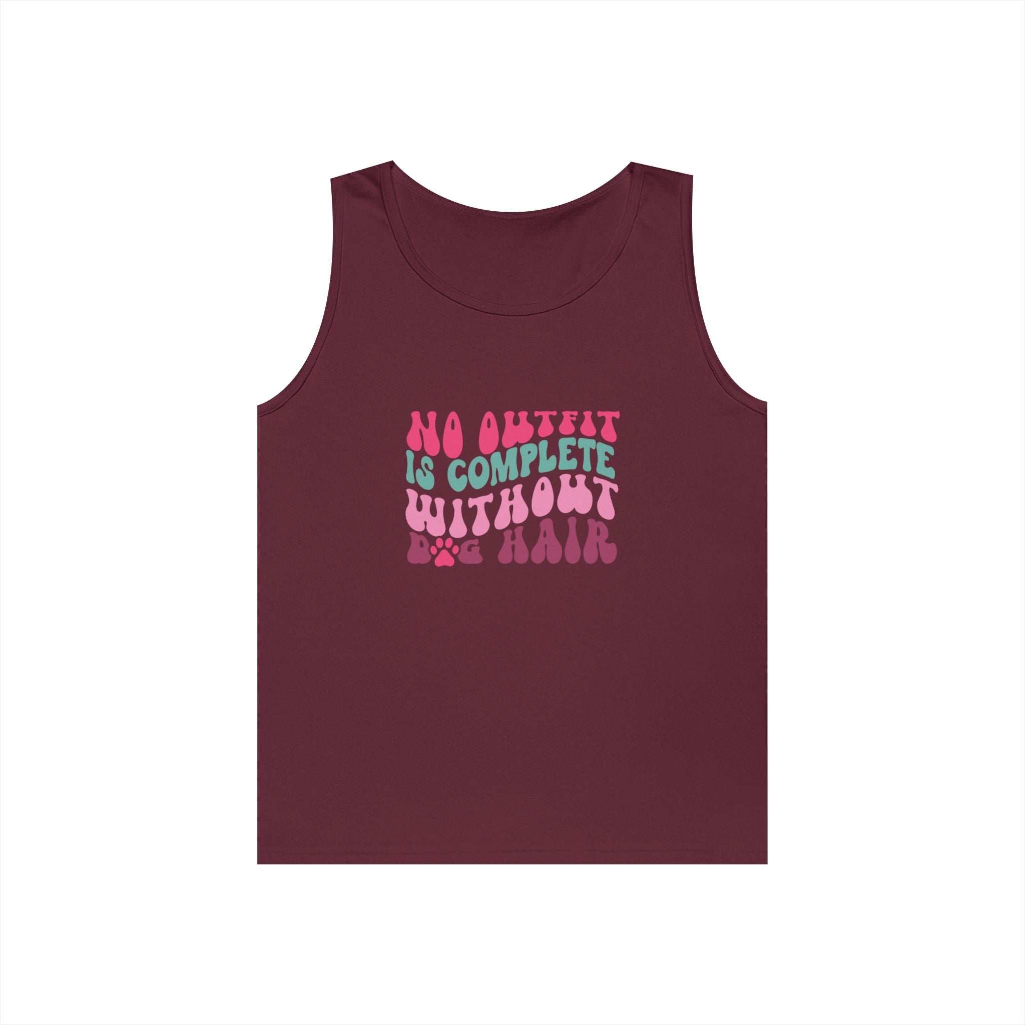 Playful Unisex Heavy Cotton Tank Top - Perfect for Casual Days
