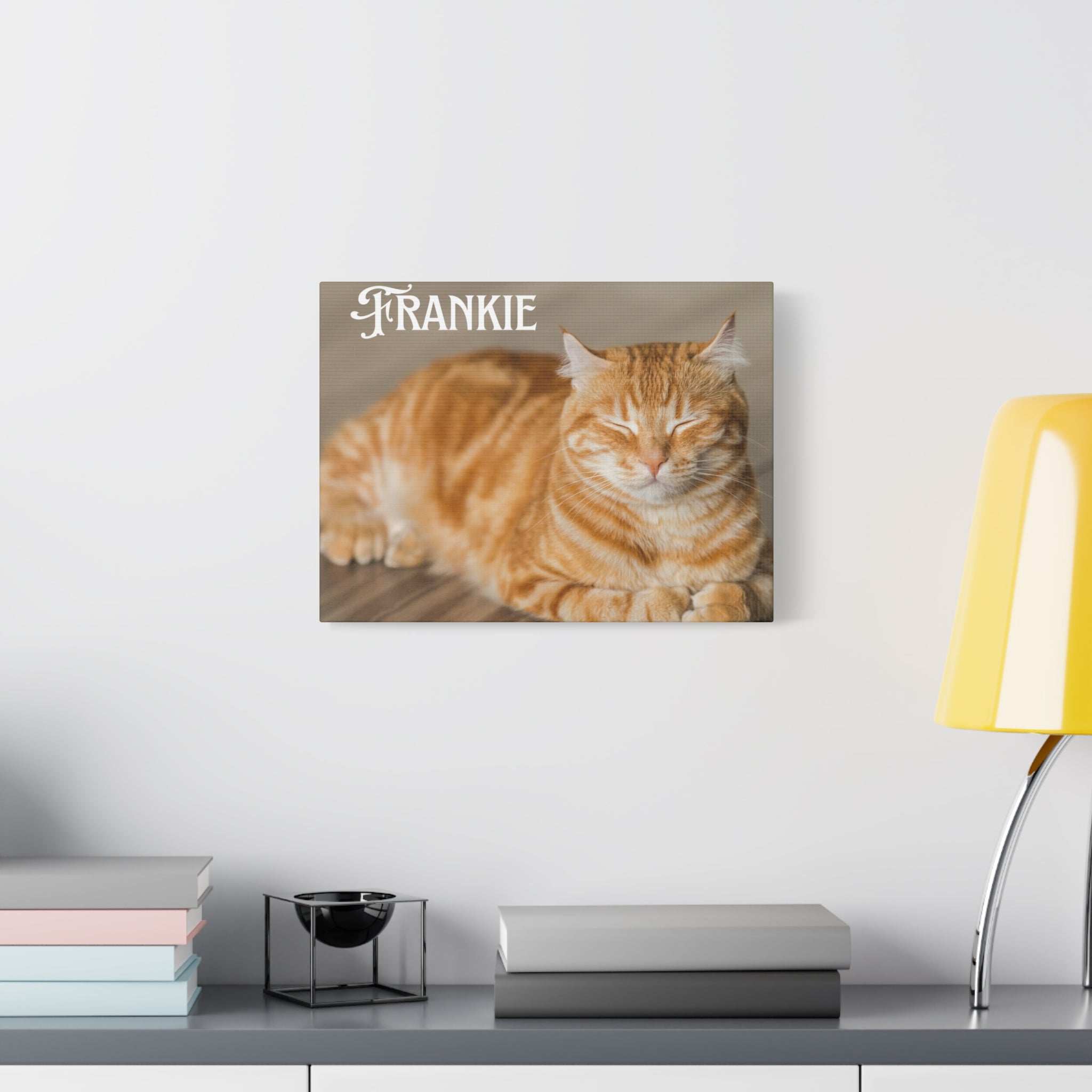 Personalized Landscape Photo Canvas Wall Art - Stretch Framed Print for Pet Lovers