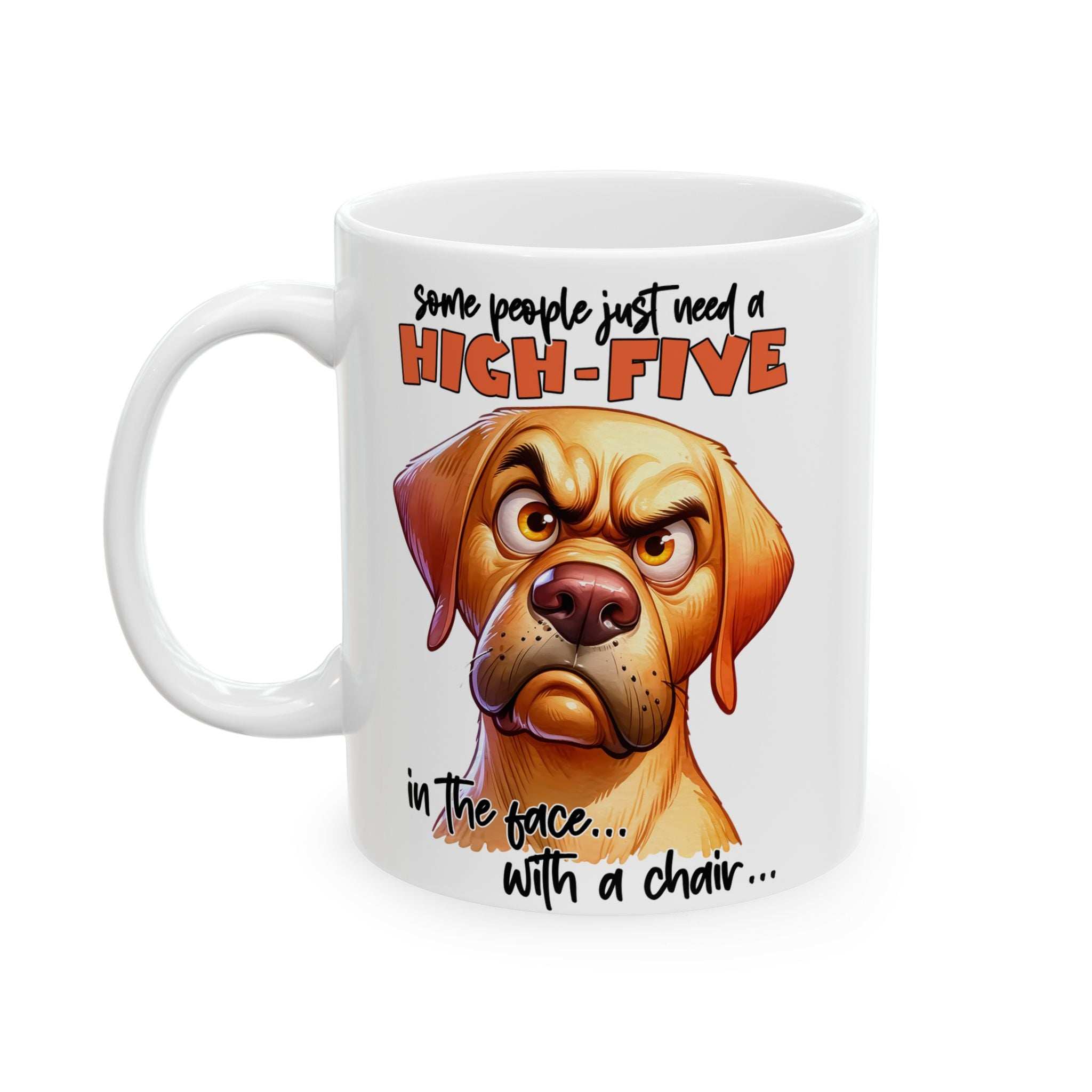 Humorous Dog Lover Ceramic Mug - Perfect Gift for Pet Owners