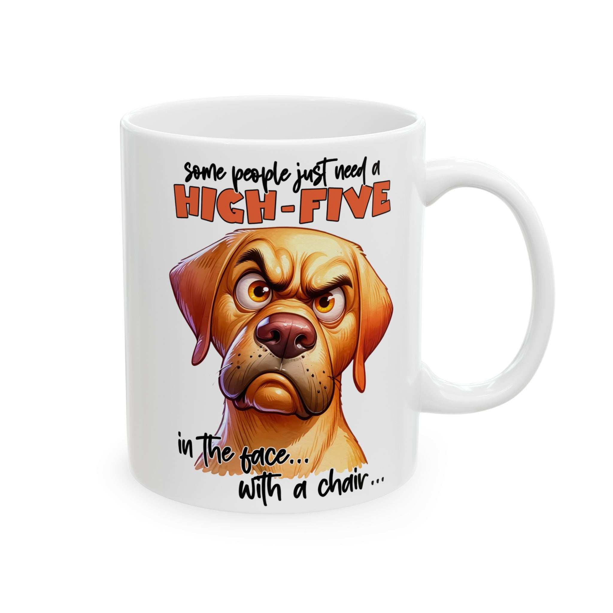 Humorous Dog Lover Ceramic Mug - Perfect Gift for Pet Owners