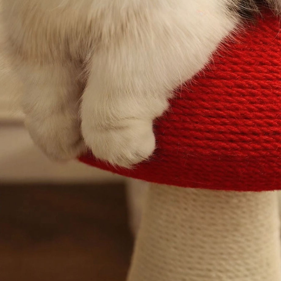 Mushroom-Shaped Cat Scratching Post