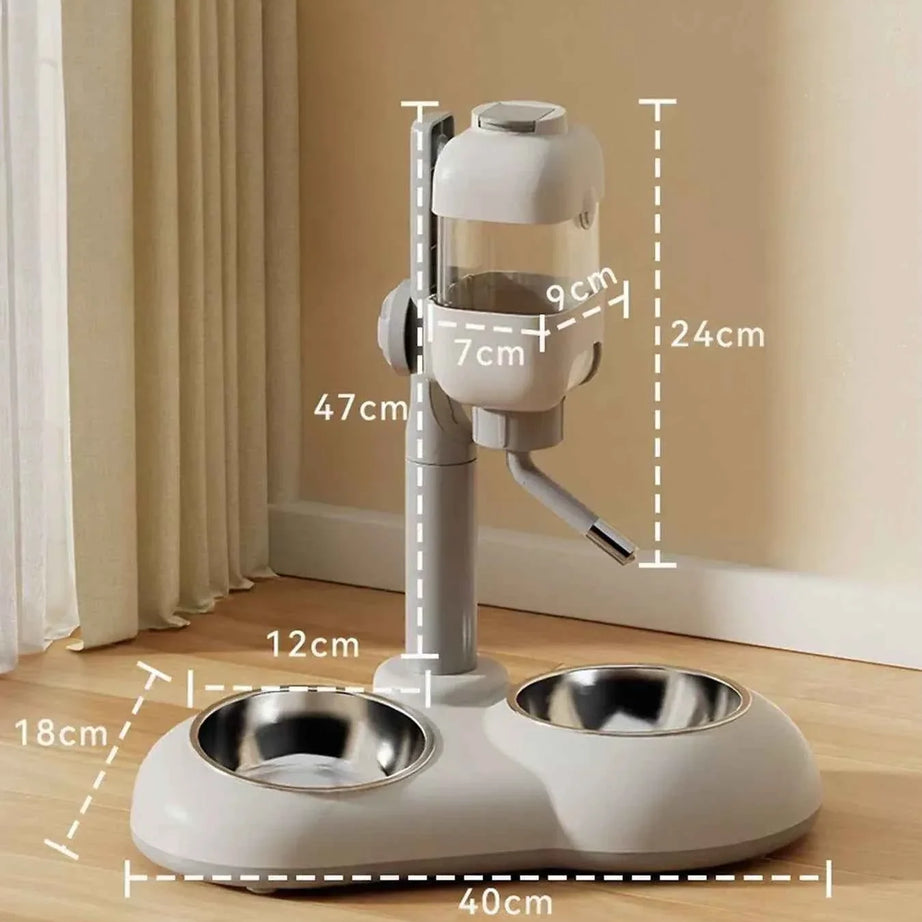 Automatic Dispenser Bowls - Pet Food and Water Station