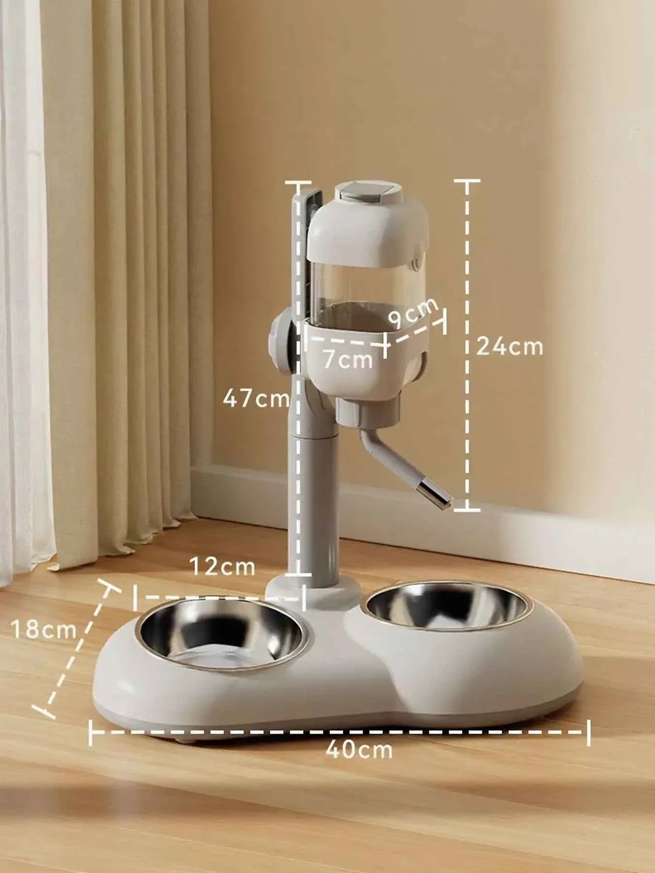 Automatic Dispenser Bowls - Pet Food and Water Station