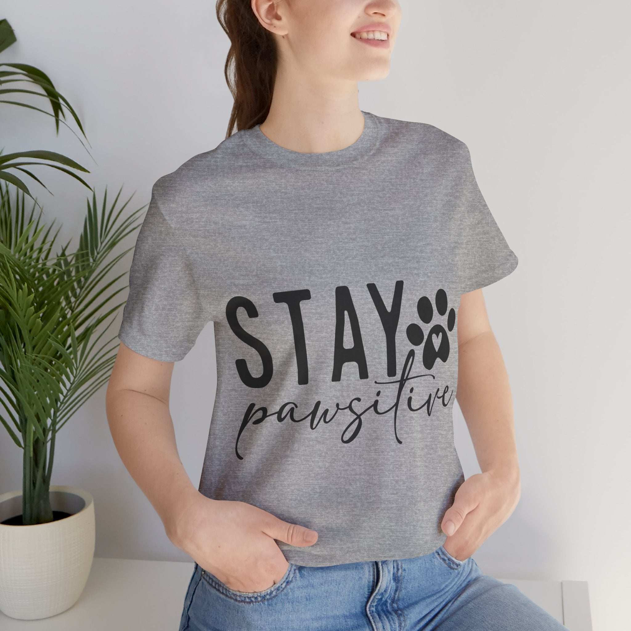 Stay Pawsitive Unisex Tee