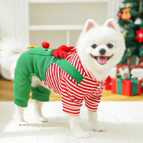 Christmas Reindeer Pet Costume - Dog & Cat Holiday Outfit