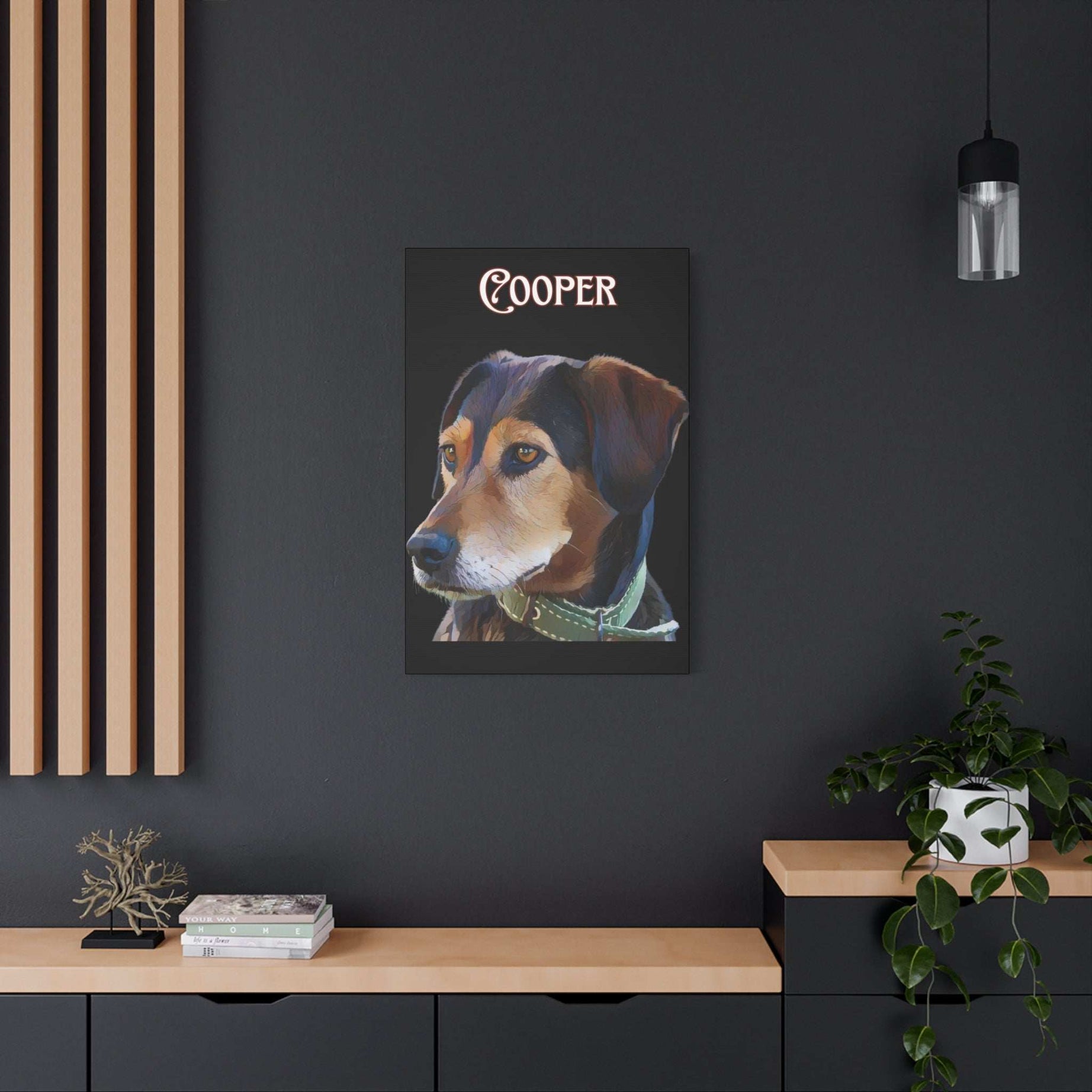 Custom Portrait Cartoon Photo Canvas Print Matte Canvas - Upload Your Photo