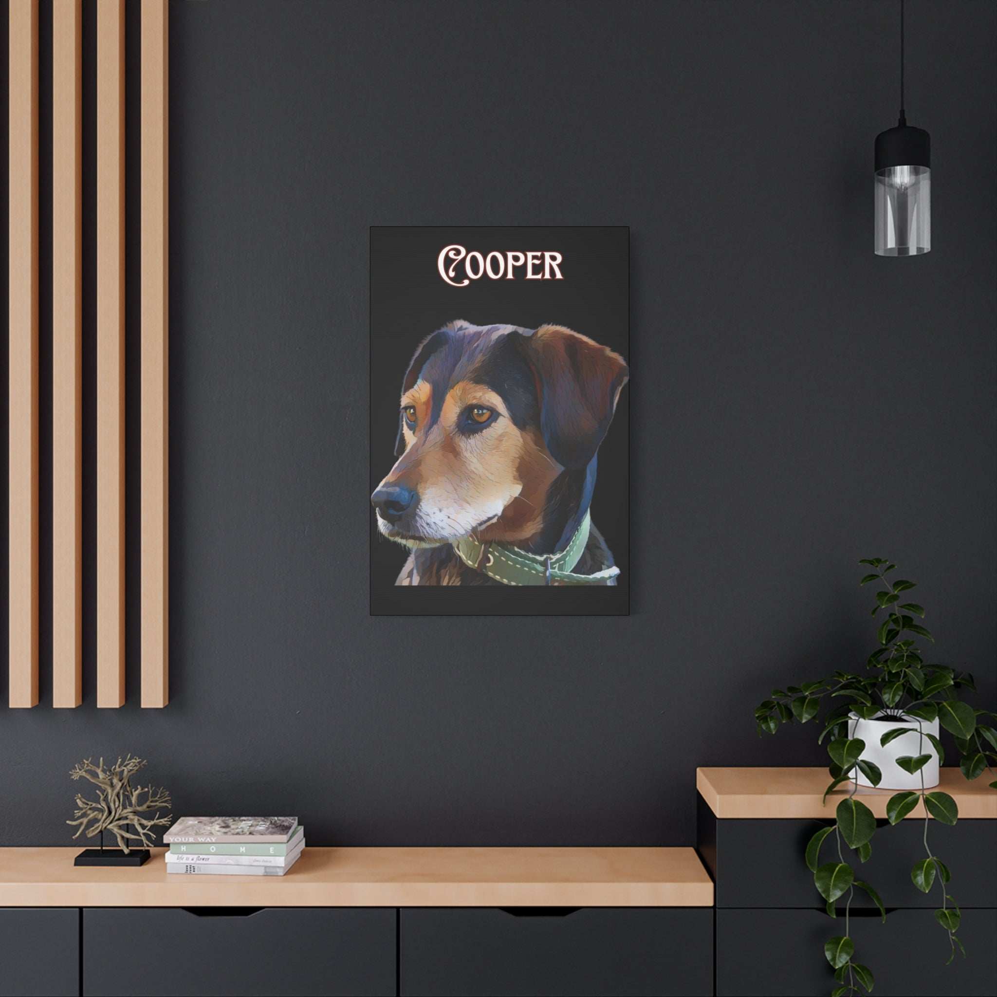 Custom Portrait Cartoon Photo Canvas Print Matte Canvas - Upload Your Photo