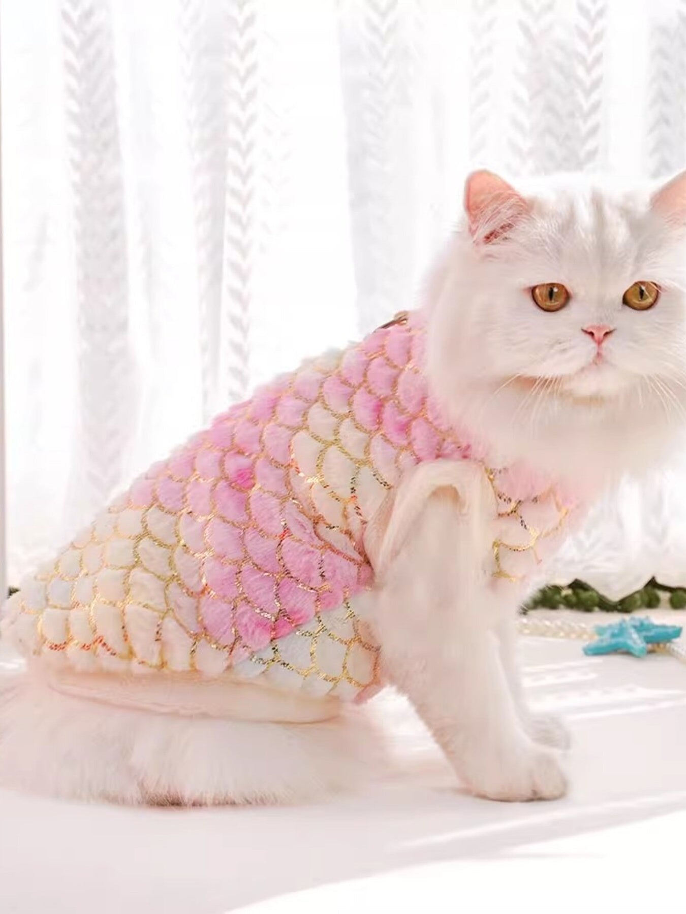 Mermaid Magic - Plush Top for Stylish Pets