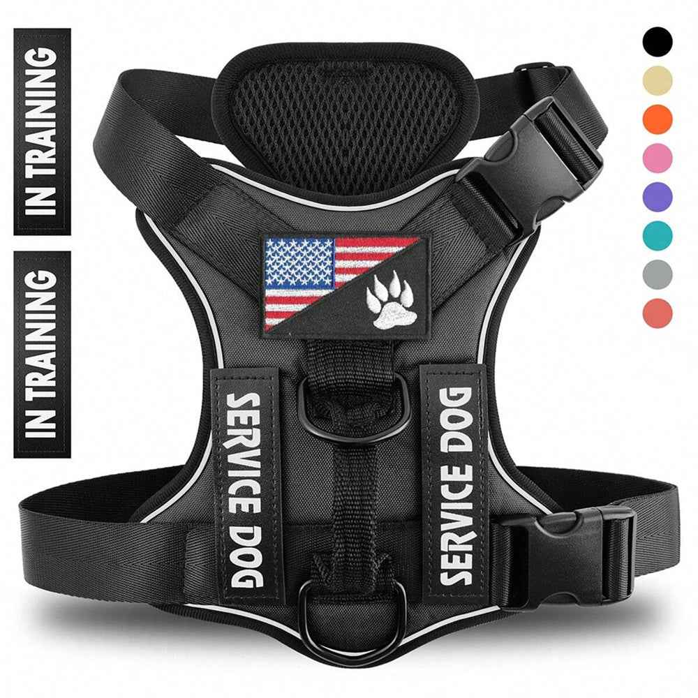 Service Dog Harness - Reflective Quick Release