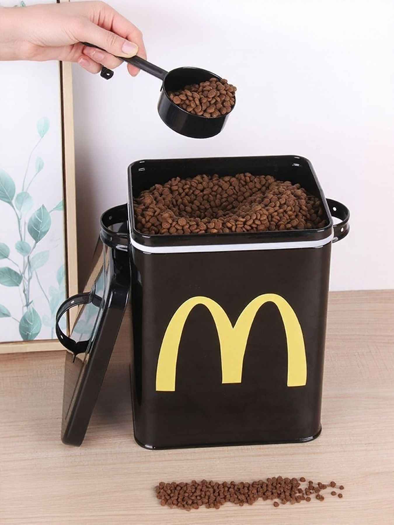 McDonald's Style Pet Food Storage Container - Bowl Sets