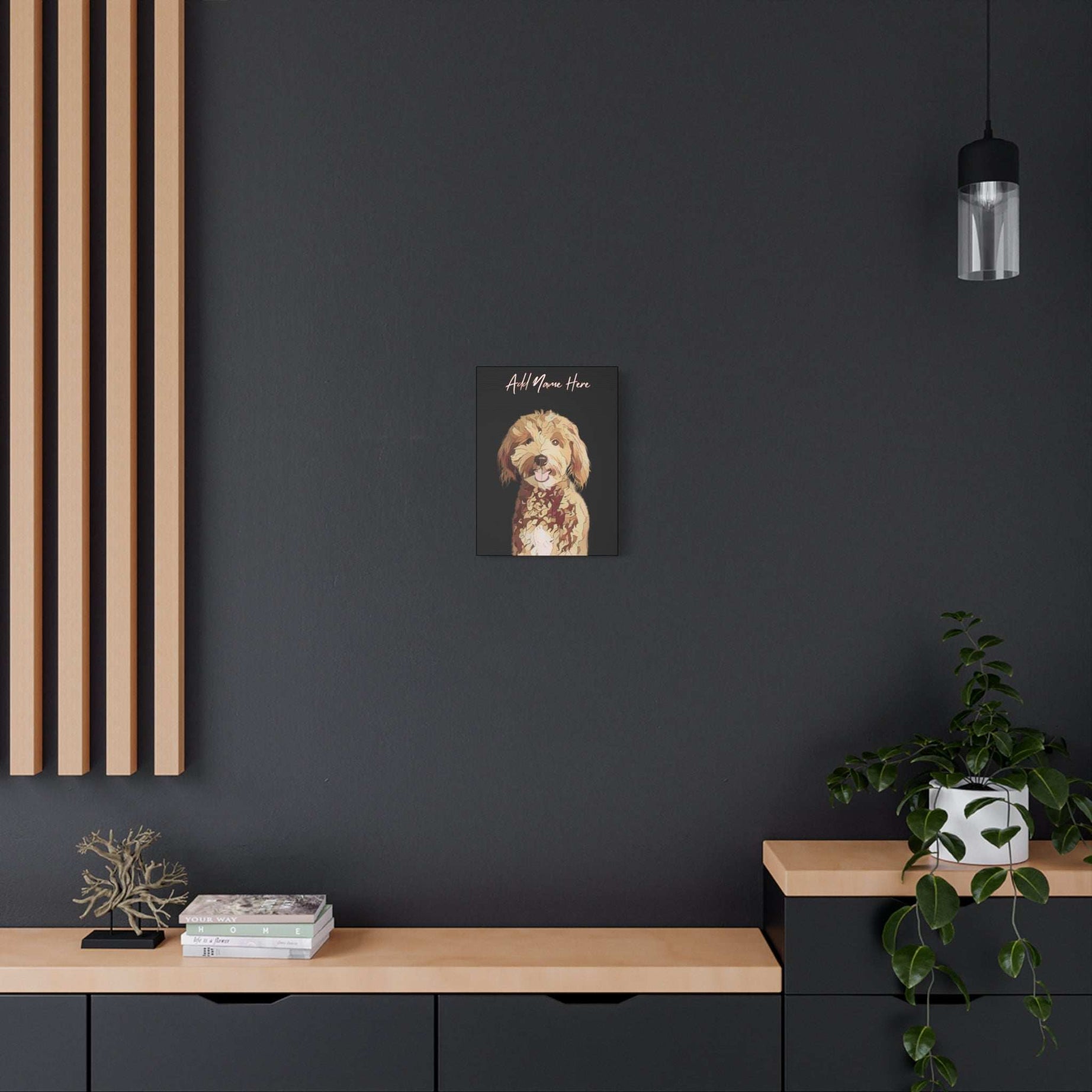 Custom Cartoonify Portrait Canvas - Personalized Art for Pet Lovers