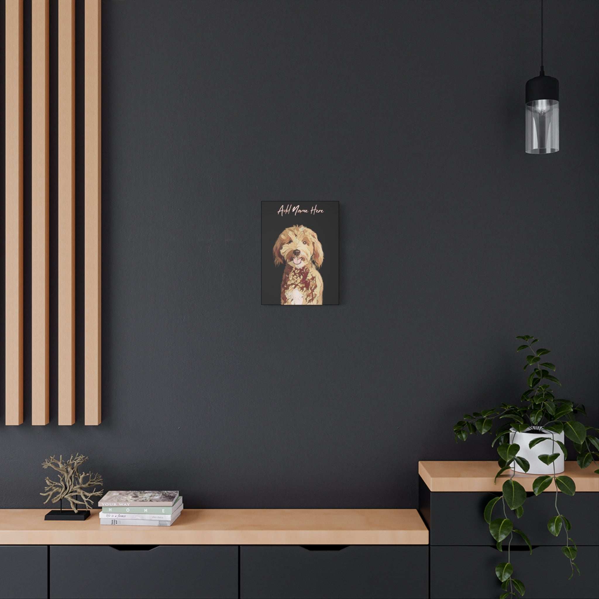 Custom Cartoonify Portrait Canvas - Personalized Art for Pet Lovers