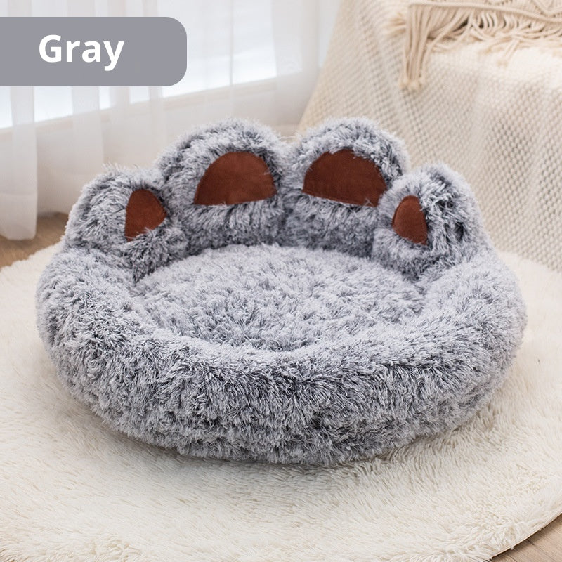Pet Bed - Round Plush Thickened for Dogs & Cats