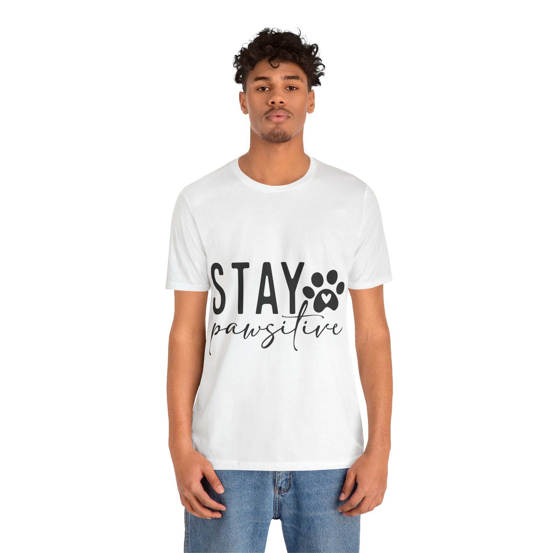 Stay Pawsitive Unisex Tee