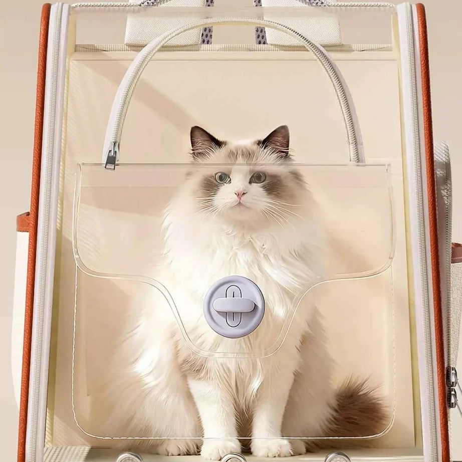 Pet Carrier Backpack Breathable - Mesh Ventilation Travel