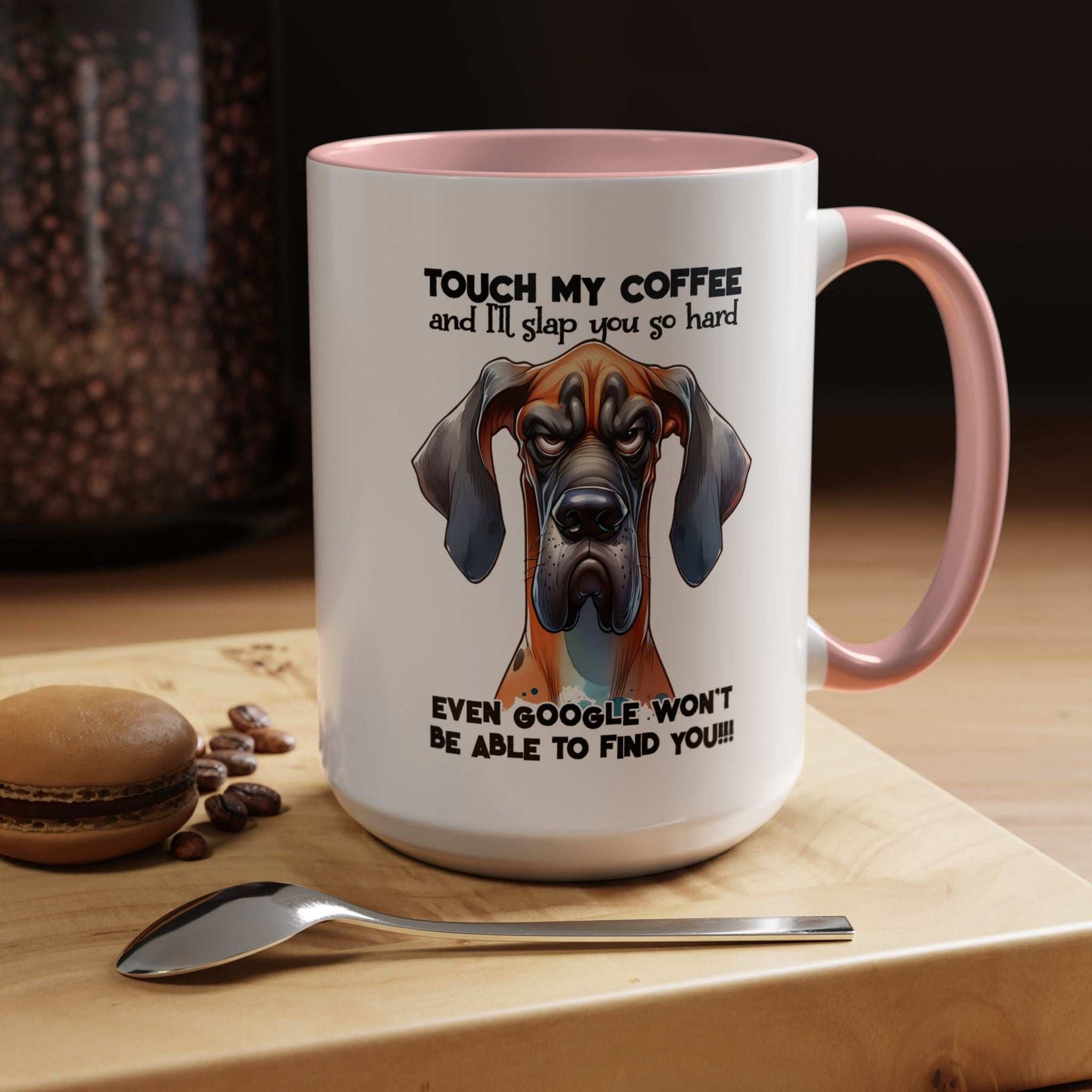 Funny Dog Coffee Mug for Pet Lovers – Tough Coffee Quote – Gift for Dog Owners