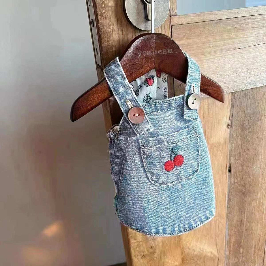 Spring and Summer Small Pet Dog Cat Denim Skirt